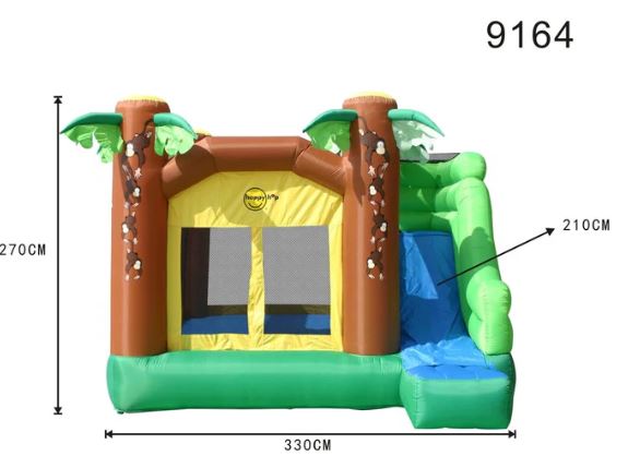 Happy Hop Jungle Climb & Slide Jumping Castle