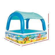 Inflatable Kids Pool Canopy Play Pool Swimming Pool Family Pools - SM Everyday Living