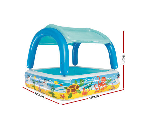 Inflatable Kids Pool Canopy Play Pool Swimming Pool Family Pools