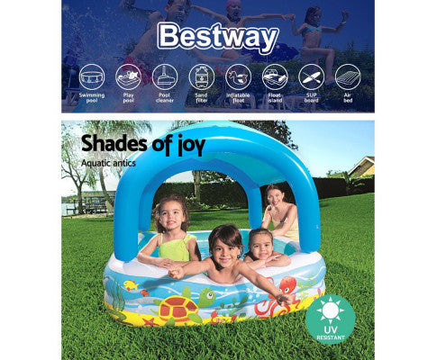 Inflatable Kids Pool Canopy Play Pool Swimming Pool Family Pools