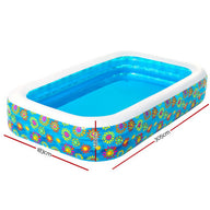 Inflatable Kids Play Pool Swimming Pool Rectangular Family Pools - SM Everyday Living