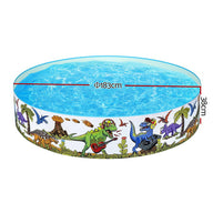 Kids Pool 183x38cm  Swimming Pools Dinosaur