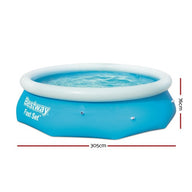 Above Ground Swimming Pool 305x76cm Fast Set Pool Family - SM Everyday Living