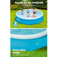 Above Ground Swimming Pool 305x76cm Fast Set Pool Family - SM Everyday Living