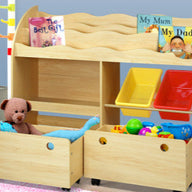 Bookshelf Children Bookcase Toy Storage Box Organiser Display Rack - SM Everyday Living