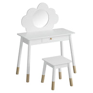 Kids Dressing Table Chair Set Vanity Makeup