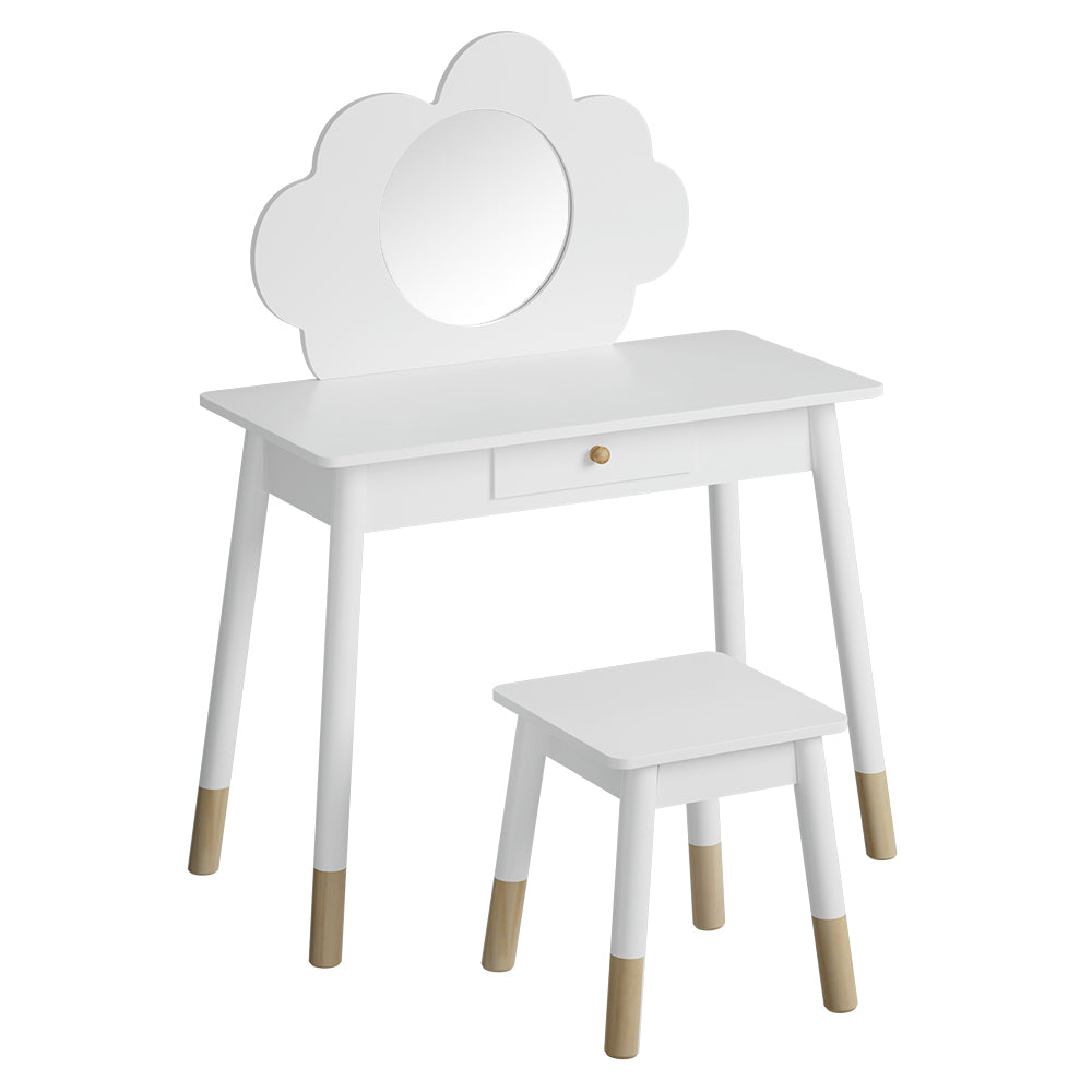 Kids Dressing Table Chair Set Vanity Makeup