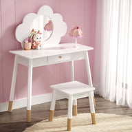 Kids Dressing Table Chair Set Vanity Makeup