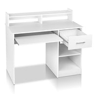 Office Computer Desk with Storage - White - SM Everyday Living