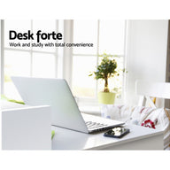 Office Computer Desk with Storage - White - SM Everyday Living