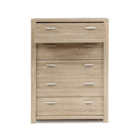 5 Chest of Drawers Tallboy Dresser Table Bedroom Storage Cabinet - SM Everyday Living