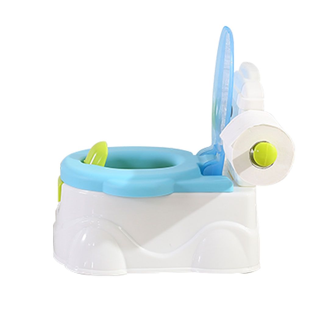 Kids Potty Seat Trainer Baby Safety Toilet Training Toddler Children Non Slip Blue