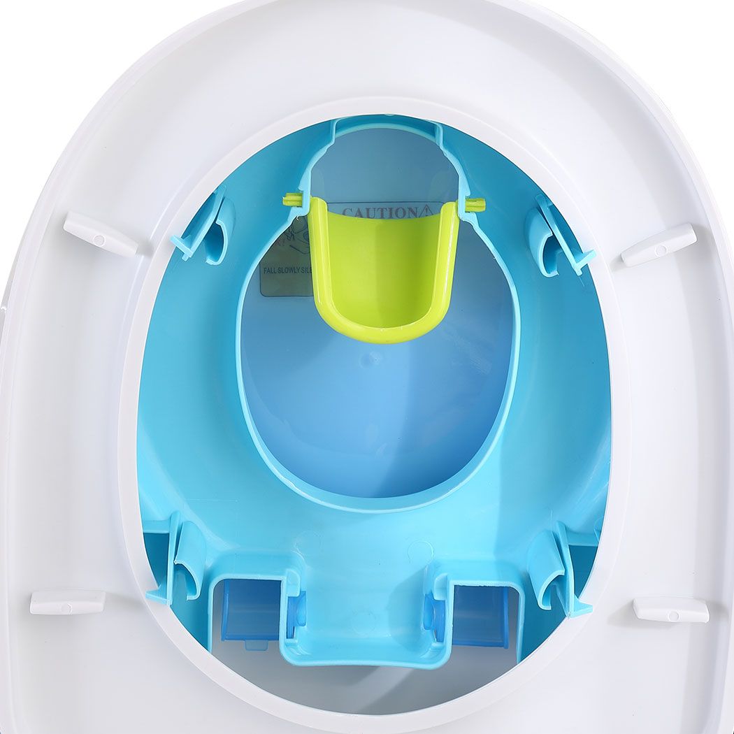 Kids Potty Seat Trainer Baby Safety Toilet Training Toddler Children Non Slip Blue