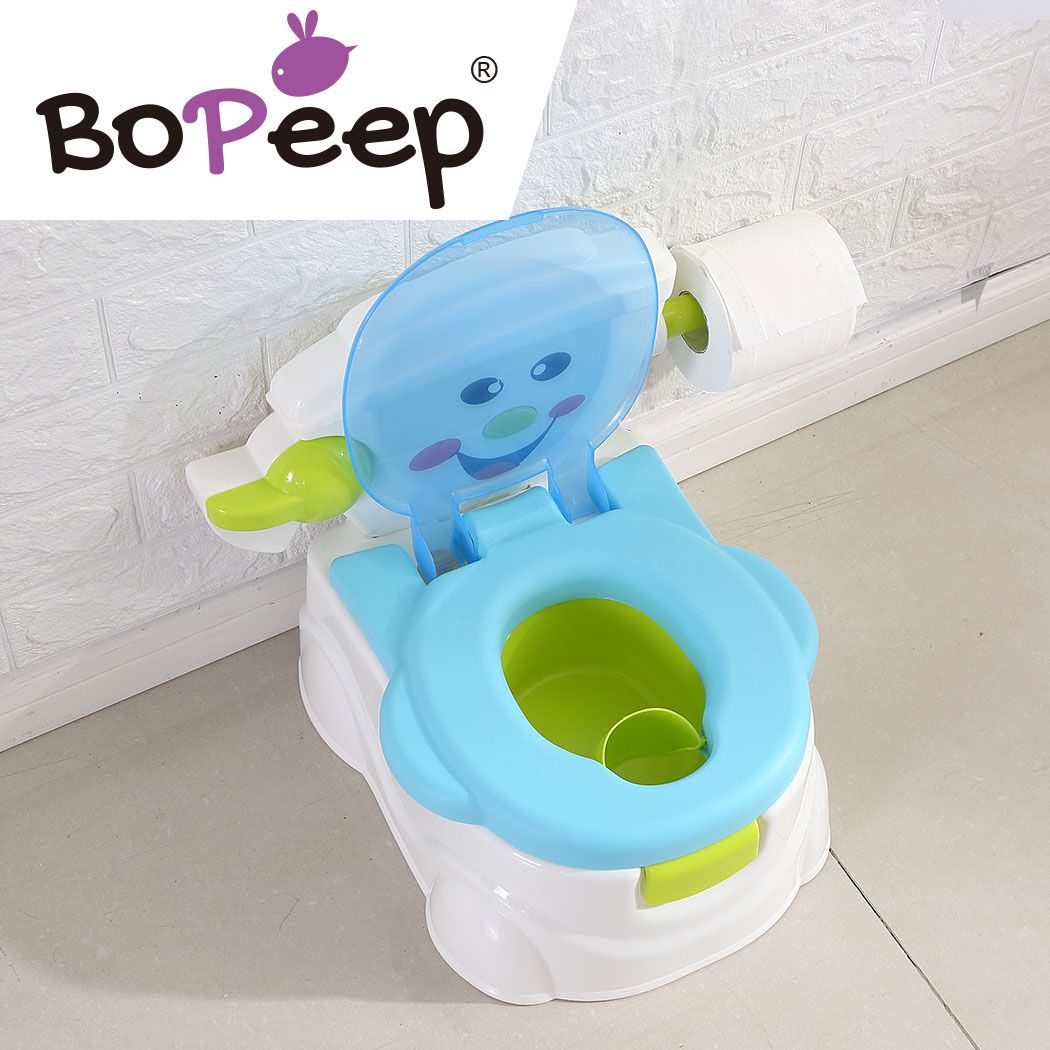 Kids Potty Seat Trainer Baby Safety Toilet Training Toddler Children Non Slip Blue