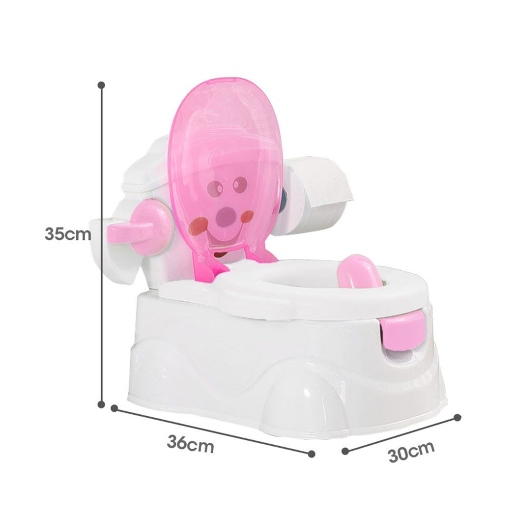 Kids Potty Seat Trainer Baby Safety Toilet Training Toddler Children Non Slip Pink