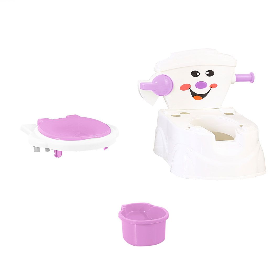 Kids Potty Seat Trainer Baby Safety Toilet Training Toddler Children Non Slip Pink - SM Everyday Living