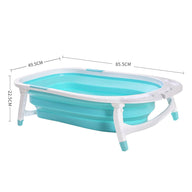 Baby Bath Tub Infant Toddlers Foldable Bathtub Folding Safety Bathing Shower - SM Everyday Living