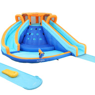 Kids Inflatable Pool Water Double Slide Park Jumping Castle