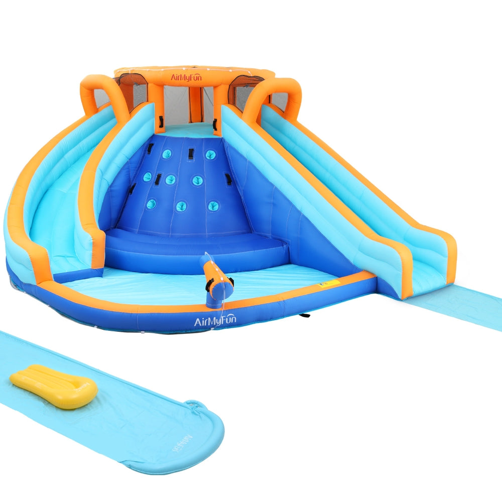 Kids Inflatable Pool Water Double Slide Park Jumping Castle