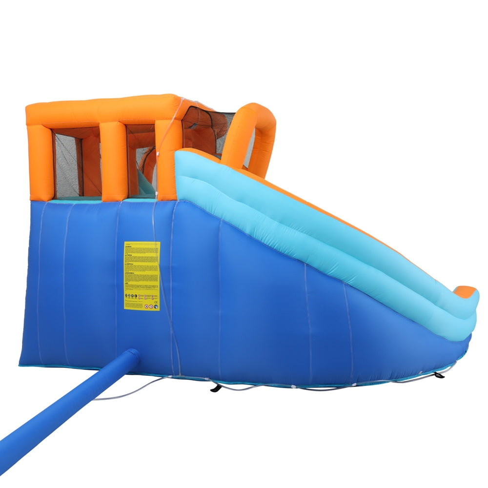 Kids Inflatable Pool Water Double Slide Park Jumping Castle