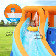 Kids Inflatable Pool Water Double Slide Park Jumping Castle