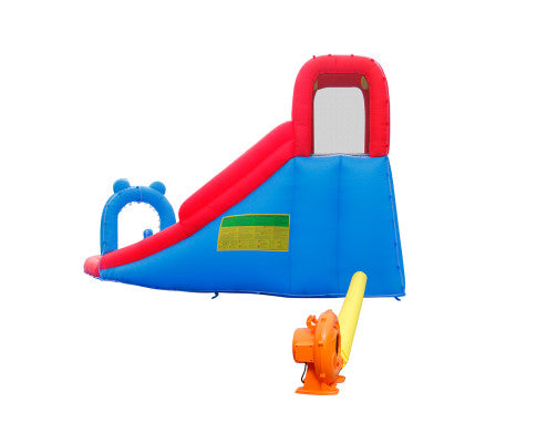 Happy Hop Water Park Inflatable Water Slide Jumping Castle Splash Toy Outdoor