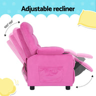 Kids Recliner Chair Pink