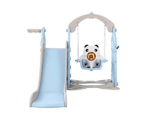 170cm Slide and Swing Set Playground Basketball Hoop Ring Outdoor Toys - SM Everyday Living