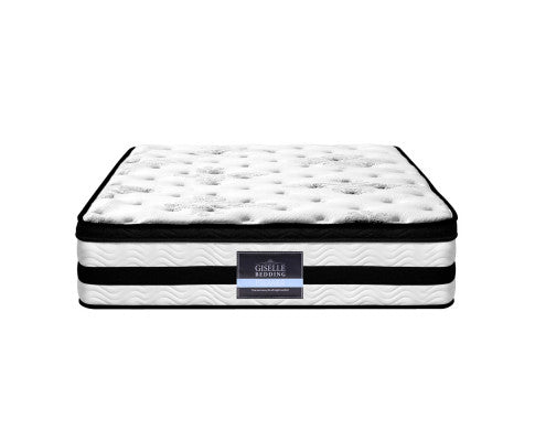 Bedding Algarve Euro Top Pocket Spring Mattress 34cm Thick Single