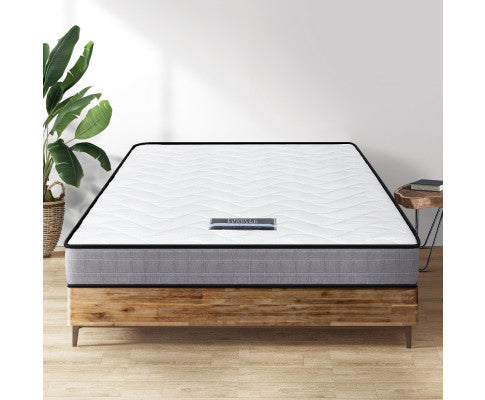 Mattress Medium Firm Mattresses Tight Top Bed Bonnel Spring 13cm SINGLE - SM Everyday Living