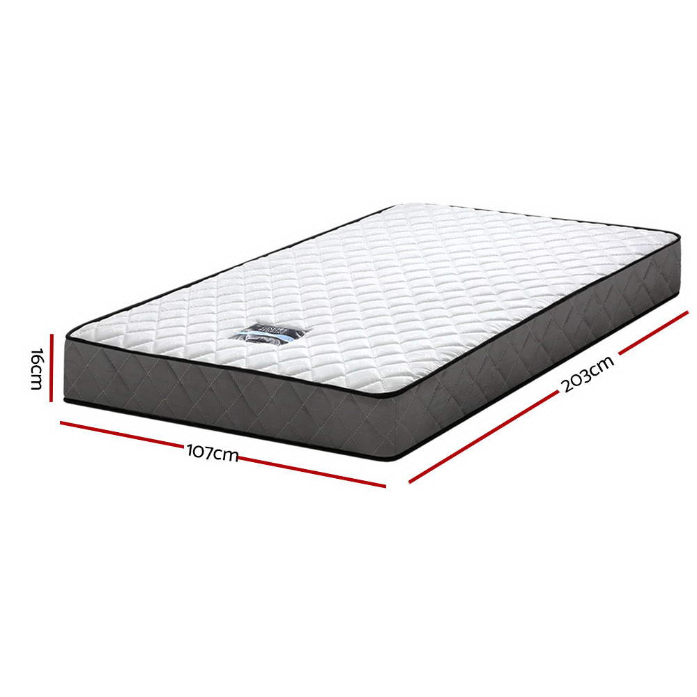 Bedding Spring Mattress 16cm Thick King Single