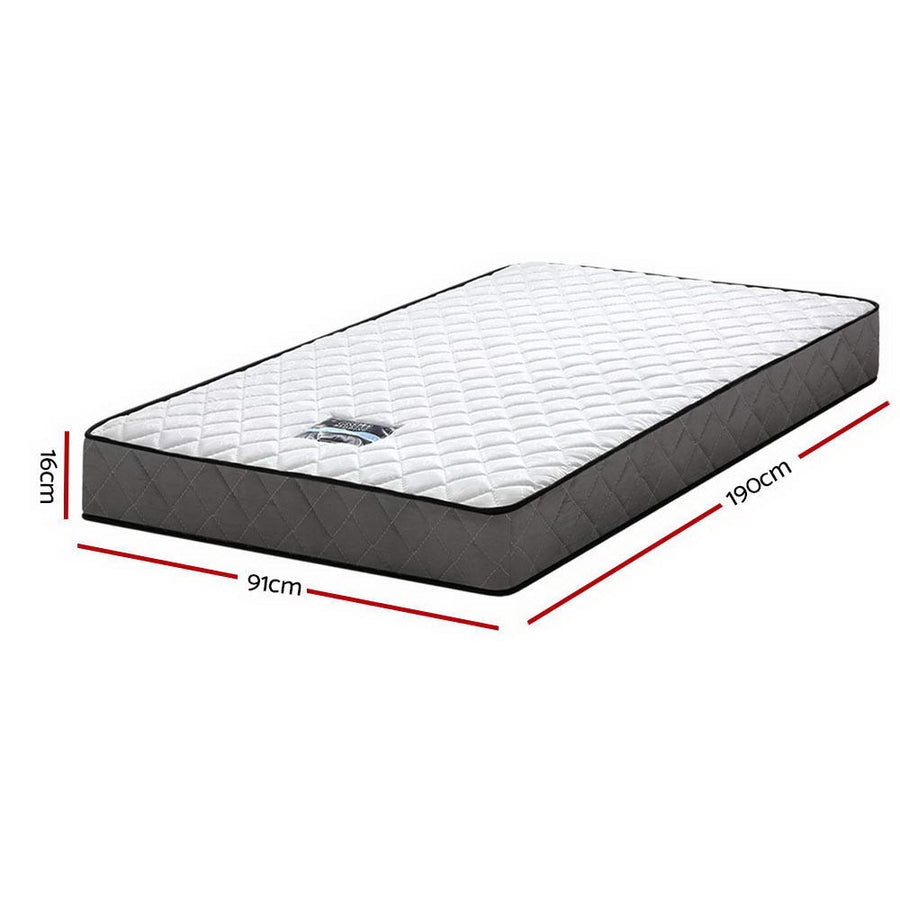 Bedding Spring Mattress 16cm Thick Single