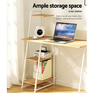 Computer Desk Laptop Table Bookshelf Desk Storage Rack Home Study Office - SM Everyday Living