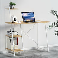 Computer Desk Laptop Table Bookshelf Desk Storage Rack Home Study Office - SM Everyday Living