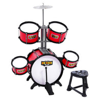 7 Drum Set Junior Drums Kit Musical Play Toys Childrens Mini Big Band - SM Everyday Living