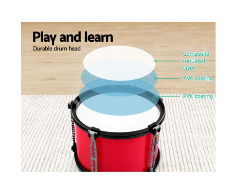 7 Drum Set Junior Drums Kit Musical Play Toys Childrens Mini Big Band - SM Everyday Living