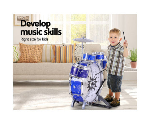 11 Piece Kids Drum Set