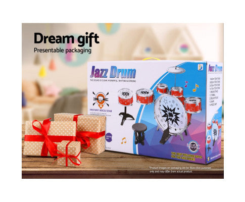 11 Piece Kids Drum Set