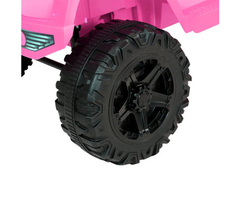 Kids Ride On Car Electric 12V Car Toys Jeep Battery Remote Control Pink