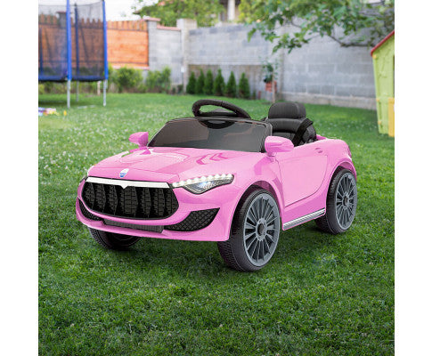 Kids Ride On Car Battery Electric Toy Remote Control Pink Cars Dual Motor