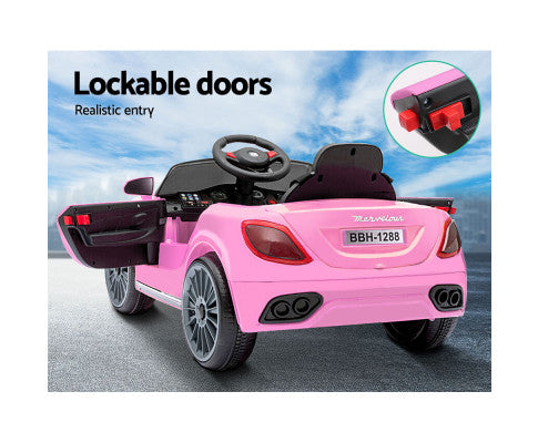 Kids Ride On Car Battery Electric Toy Remote Control Pink Cars Dual Motor