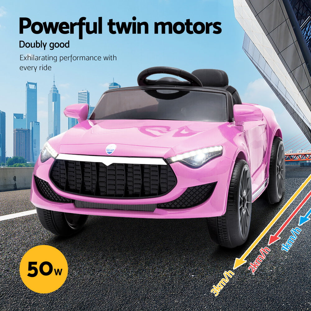 Kids Ride On Car Electric Pink