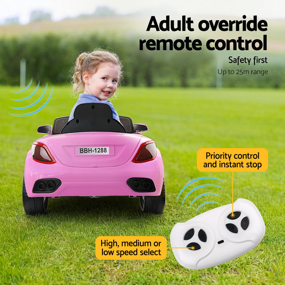 Kids Ride On Car Electric Pink