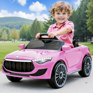 Kids Ride On Car Electric Pink