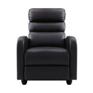 Luxury Recliner Chair Chairs Lounge Armchair Sofa Leather Cover Brown - SM Everyday Living