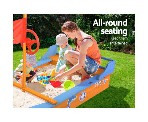 Boat-shaped Canopy Sand Pit