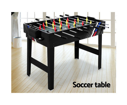 4FT 4-In-1 Soccer Table Tennis Ice Hockey Pool Game Football Foosball Kids Adult