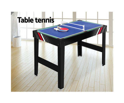 4FT 4-In-1 Soccer Table Tennis Ice Hockey Pool Game Football Foosball Kids Adult