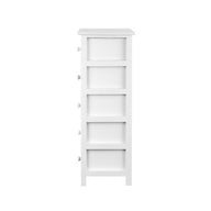 5 Basket Storage Drawers - White - SM Everyday Living