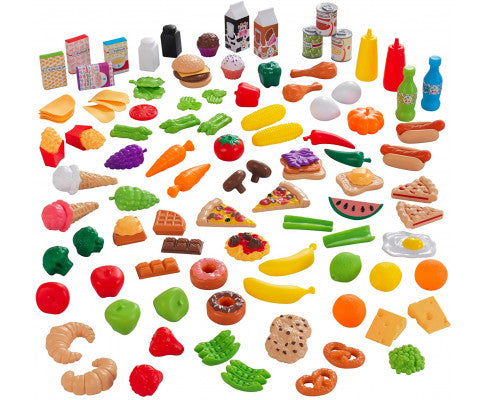 Tasty Treats Play Food Set for kids (115 pcs)